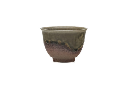 Japanese Teacup - һÐÄ Isshin - Ash Green Glazed Tokoname-yaki Yunomi - 120ml