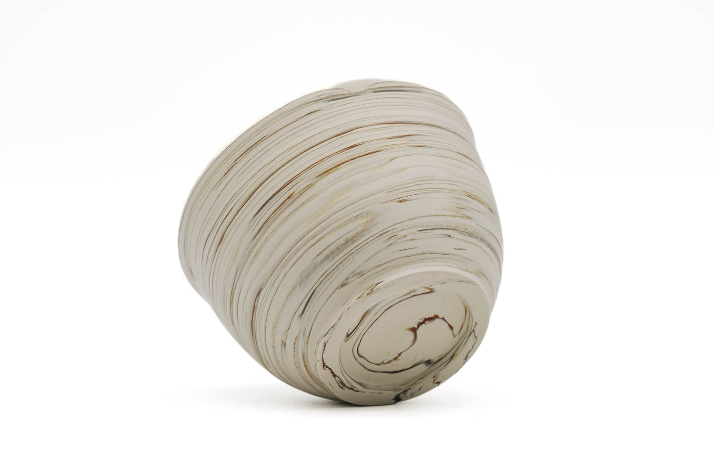 Japanese Teacup - ܥÌï ÍØҊ Takumi Hotta - ‘—ƒ¹ÌÕԷ Kenji Kiln - White Yellow Nerikomi Tokoname-yaki Yunomi - 110ml