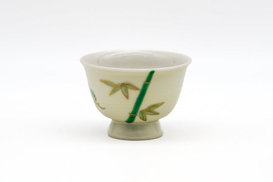 Japanese Teacup - ‚}Ԫ Õæ×ô·ò Kuramoto Masao - Sh¨chikubai Senchawan - 40ml