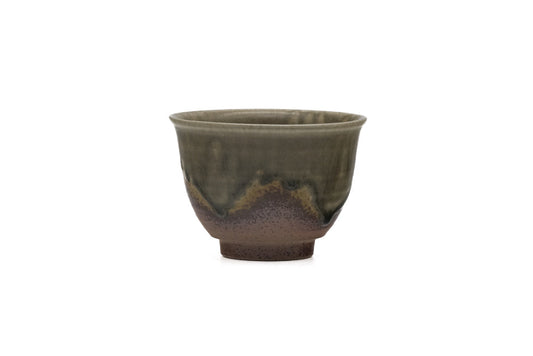 Japanese Teacup - һÐÄ Isshin - Ash Green Glazed Tokoname-yaki Yunomi - 120ml