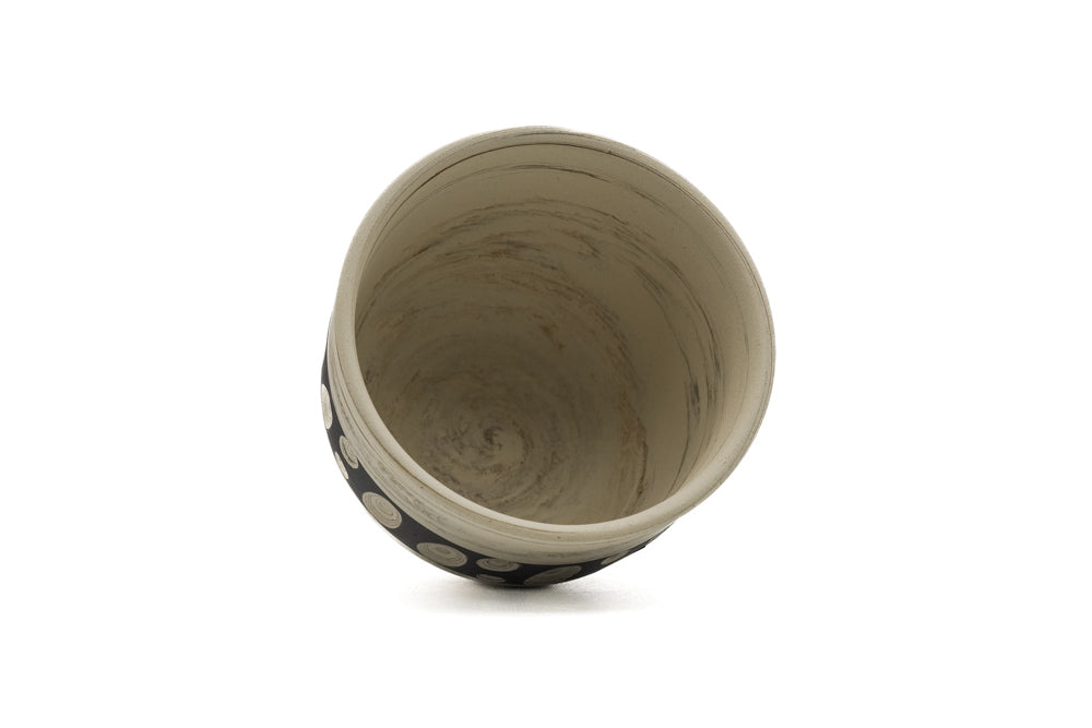 Japanese Teacup - ܥÌï ÍØҊ Takumi Hotta - Mizutama Nerikomi Tokoname-yaki Yunomi - 110ml