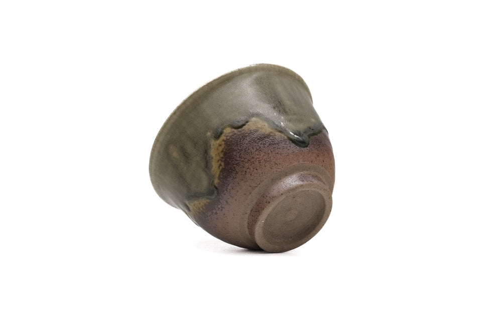 Japanese Teacup - һÐÄ Isshin - Ash Green Glazed Tokoname-yaki Yunomi - 120ml