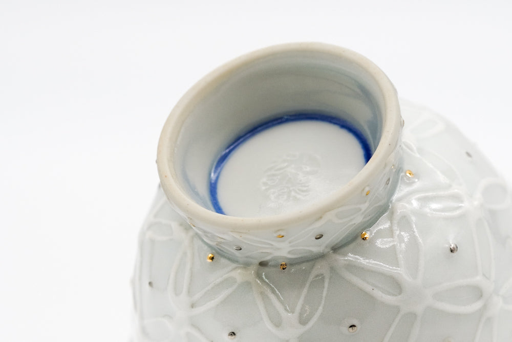 Japanese Teacup - ¸ߍu É÷һ Takashima Shinichi - Icchin Shippo Senchawan - 30ml