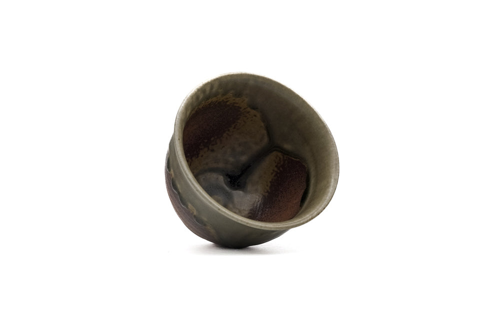 Japanese Teacup - һÐÄ Isshin - Ash Green Glazed Tokoname-yaki Yunomi - 120ml